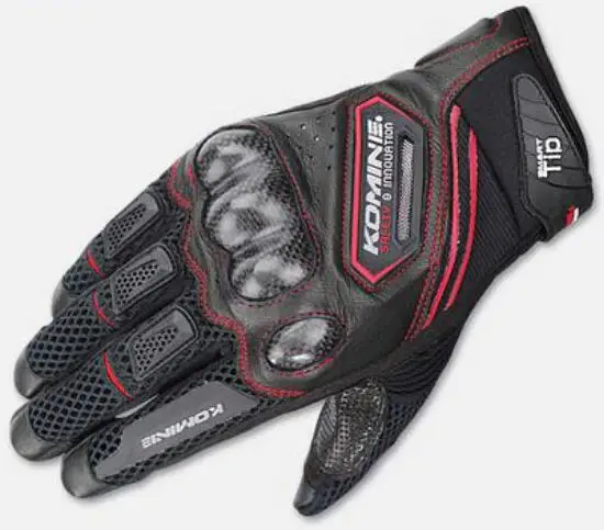 KOMINE GK167 Мотоциклетные Перчатки дышащая сухая кожа углеродное волокно 3D рыцарские перчатки для верховой езды pp