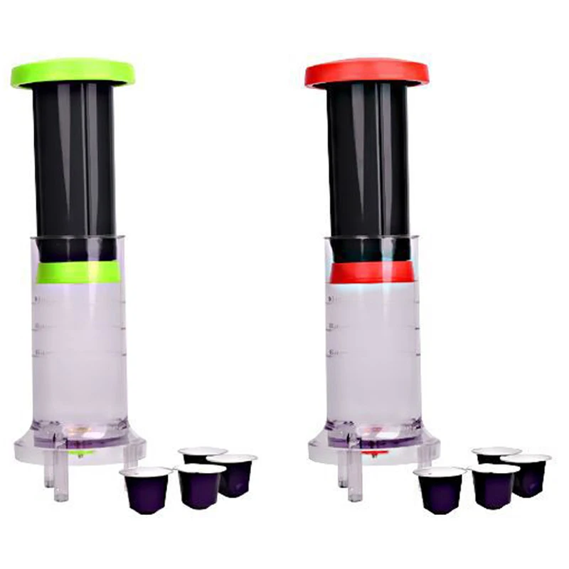 Мини ручная прессованная Кофеварка Multifun, домашняя портативная ручная Кофеварка-капля