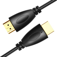 SlimHDMI-compatibleCable 0,5 HDMI кабель 1 м 2 м 3 м 5 м 8, 10 м, 15 м, 20 м позолоченные HDMI кабель сплиттер UHD V1.4 HD 1080P 3D 4K для ЖК-дисплей HDTV PS3