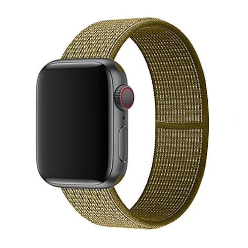 Olive Flak Спортивный нейлоновый ремешок для apple watch 4, apple watch 5, ремешок correa iwatch 44 мм, 40 мм, 38 мм, 42 мм, apple watch series 4, 3, 2, 1 - Цвет ремешка: Olive Flak