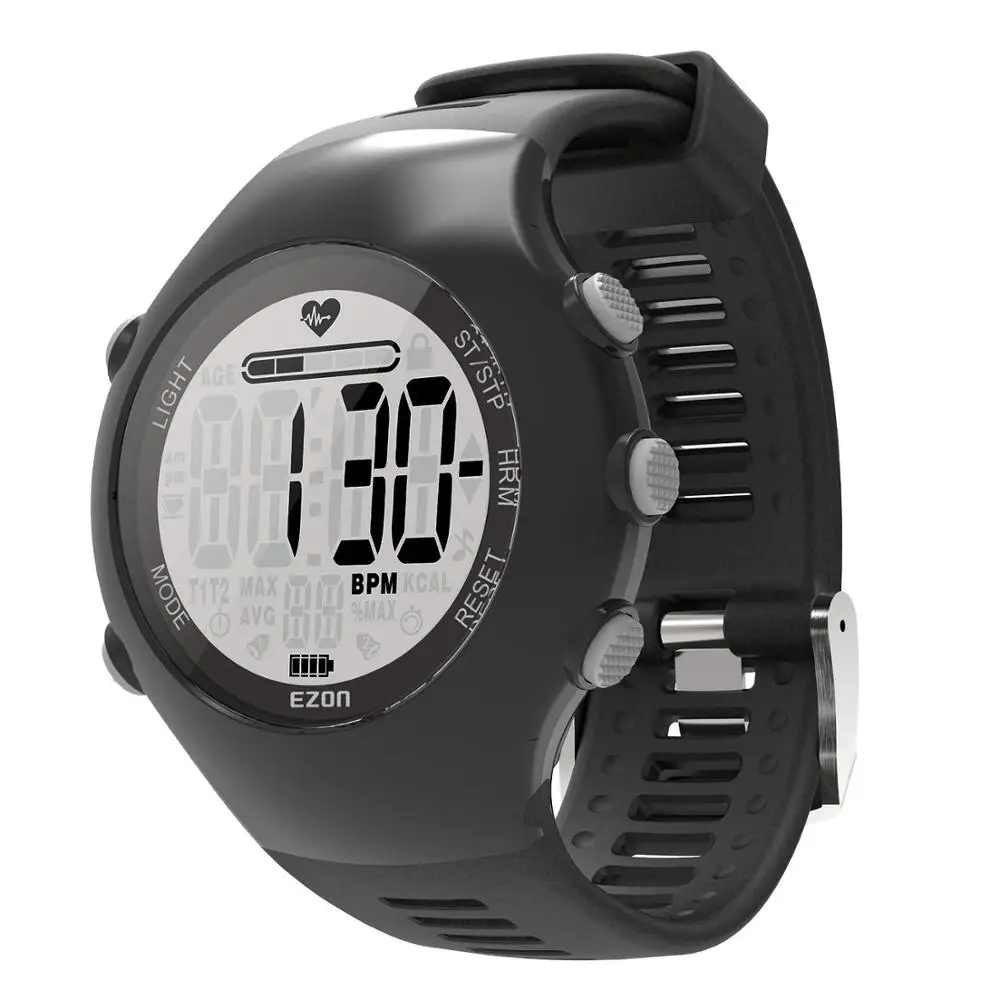 

Men Women Sports Digital Watch 2019 New Optical Sensor Heart Rate Monitor Chronograph Pedometer Calorie Counter Running Watch