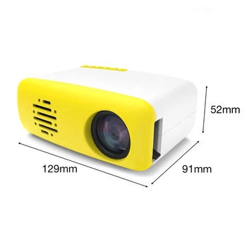 

Mini Projector 320X240P Video Media Player Portable Micro-- Led Projector Eu Plug