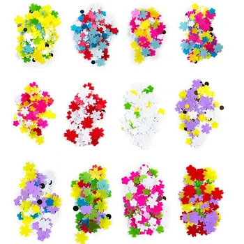 

12 Pieces 1 Set 12 Color Symphony Aurora Butterfly Flower Box Laser Slim Nail Sticker Set Decoration Nail Glamour 3D Manicure