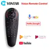 G10 G10S G30 Google Voice Remote Control Gyro Sensing IR Learning Mini 2.4G Wireless Air Mouse Keyboard for X96 MAX H96 X3 Box ► Photo 2/5