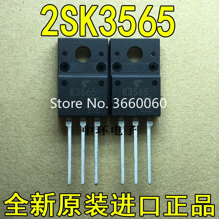 10 шт./лот K3565 2SK3565 TO-220F 5A 900V