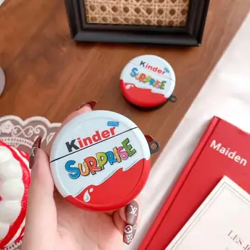 

Cartoon Cute Chocolate Egg Frame Silicone Case for Huawei Freebuds 3 Case Headphone Cover For Freebuds 3 New Earphone Cases Capa