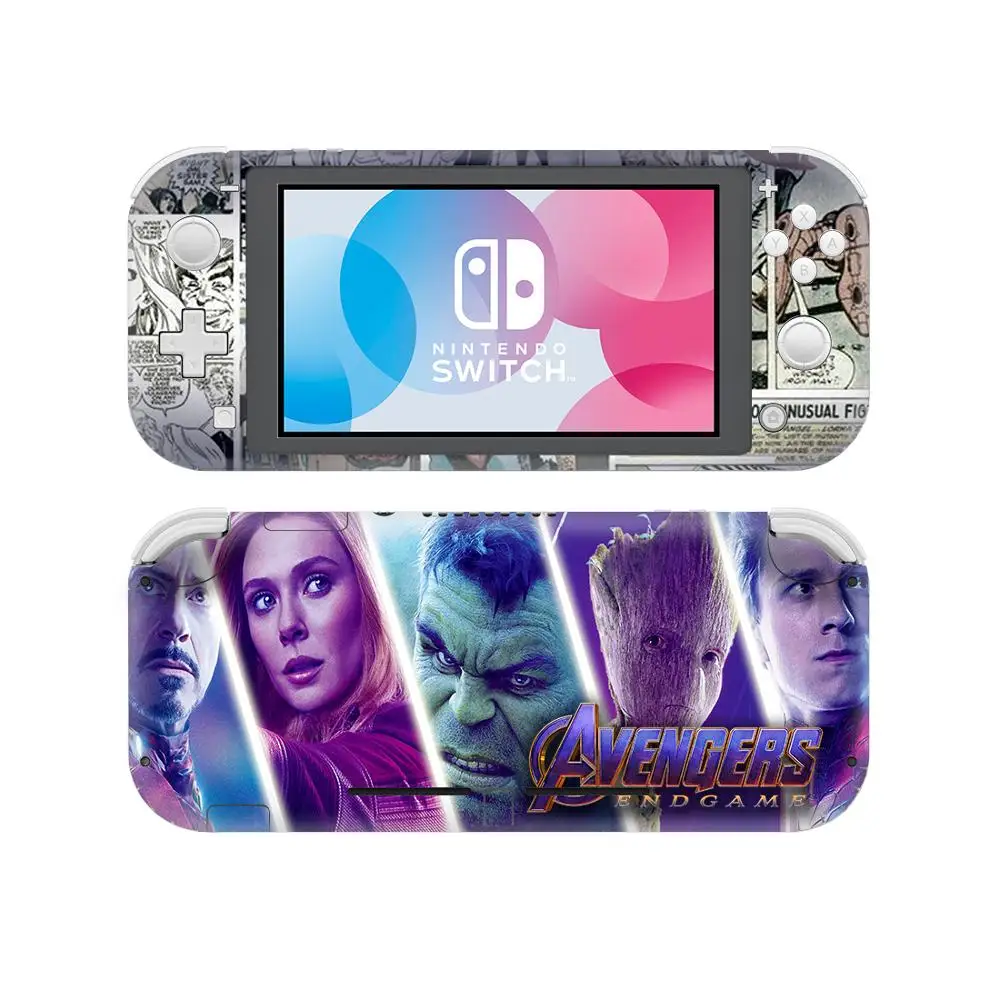 Мстители эндигра кожи наклейка для nintendo Switch Lite консоли протектор Joy-con NAND переключатель Lite NSL скины стикеры s