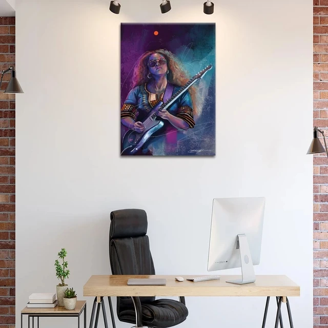 H.E.R. Singer and Songwriter Artwork Printed on Canvas 2