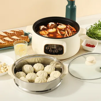 

Rice Cooker Porridge Wok One-piece with Insulated Feature-Subscription Rapid Steam Multi-functional Feature Small Household Non-