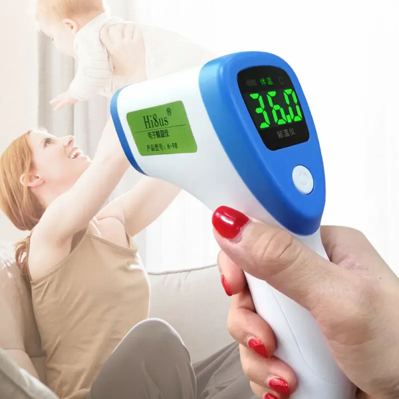 

Muti-fuction Baby/Adult Digital Thermometer Infrared Forehead Body Thermometer Gun Charge Non-contact Temperature Measurement