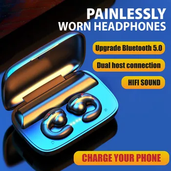 

Willkey S19 Ear Hook Bluetooth 5.0 Earphone Wireless Headphones TWS Sports Gaming Headset Earbuds For iPhone Samsung Xiaomi