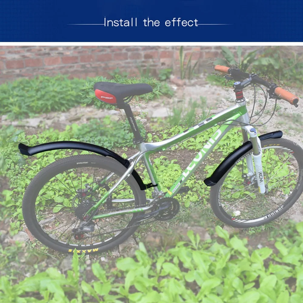 2Pcs bicycle fender mountain bike flap 26 inch quick release universal rain gear bicycle accessories spatbord mountainbike 30O16 (9)