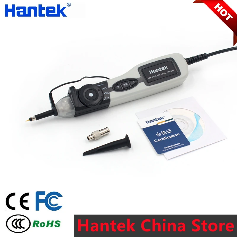 Цифровой портативный осциллограф Hantek Pen с USB ручной прибор для диагностики