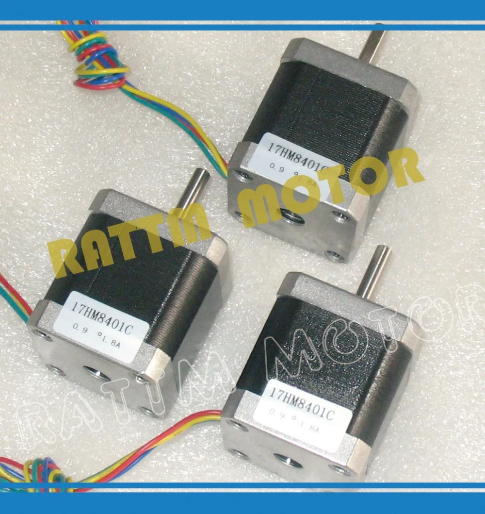 

3pcs Nema17 stepper motor 0.9 deg /48mm 78Oz-in 1.8A CNC stepper motor stepping motor for 3D print / Robot / CNC Router Engraver