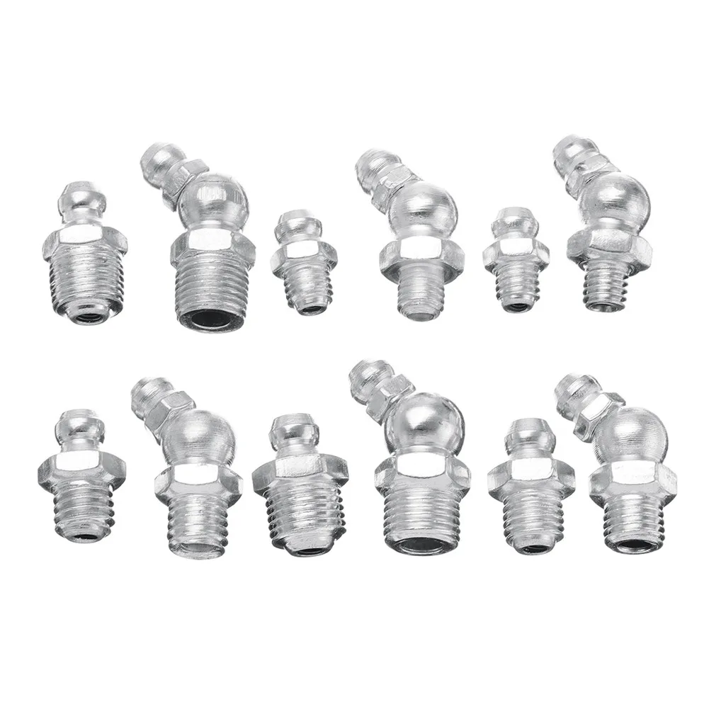 

2019 New 135pcs/Set Alloy Grease Nipples Fitting Assortment Kit M6/M8/M10 BSP UNF S7 #5