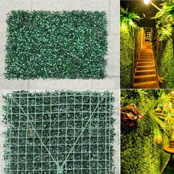 

10pcs Artificial Plant Wall Garden Landscape Home Decorations Artificial Grass Lawn Turf Simulation Plants Landscaping Green