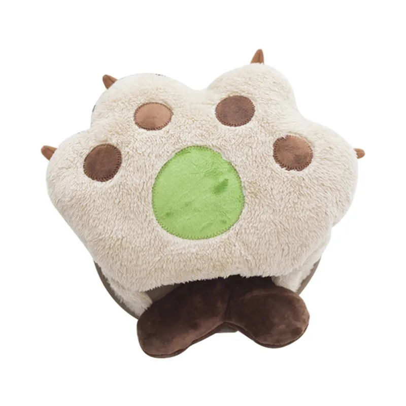 Khaki bear paw USB грелка для рук коврик для мыши с подставкой для запястья удобный подогрев мыши Защитная подкладка коврик для зимы - Цвет: Khaki bear paw