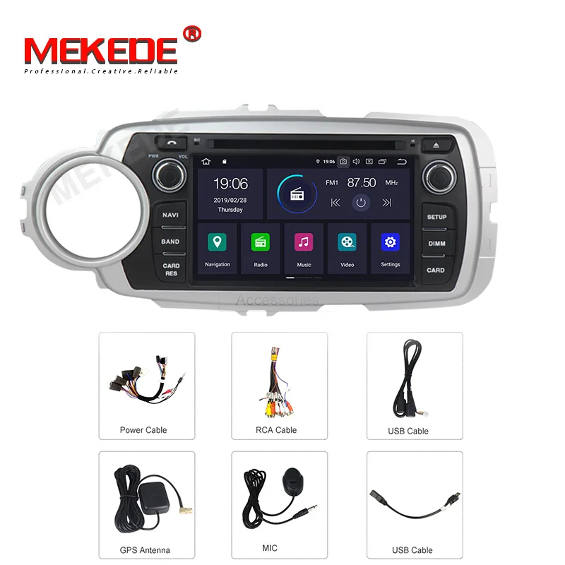 Perfect Android 9.0 4G RAM 64G ROM Car dvd Multimedia Player For Toyota Yaris 2012-2017 Auto Audio WIFI BT GPS navigation radio stereo 4 Perfect Android 9.0 4G RAM 64G ROM Car dvd Multimedia Player For Toyota Yaris 2012-2017 Auto Audio WIFI BT GPS navigation radio stereo 4