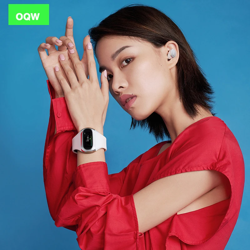 Новинка 2020 Bluetooth наушники умные часы фитнес браслет трекер гарнитура настоящие