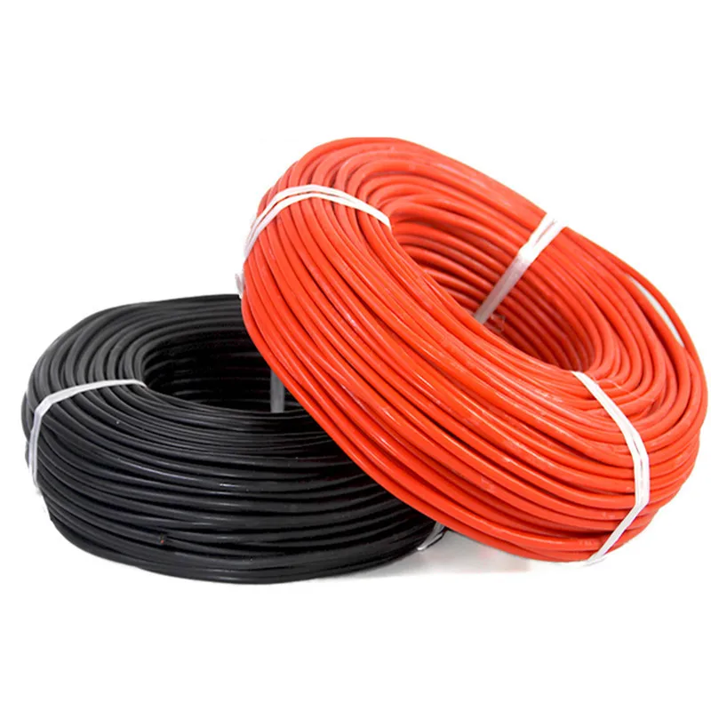 자동차 점화 와이어 18 20 11 9 AWG 25KV 30KV 40KV 실리콘 단일 코어 고전압 와이어 17AWG 16AWG 주석 도금 구리 코어