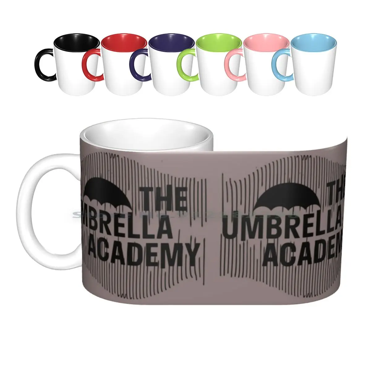 Nuovo Ombrello Acadamy Black Design Tazze In Ceramica Tazze Da Caffè Tazza Da Tè Al Latte Ombrello Acadamy Ombrello Academy Umbrella Academy