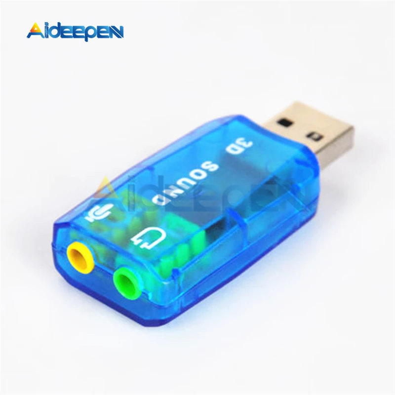 Чипсет CM108 с USB 2 0 на 3D звуковую карту АДАПТЕР ВИРТУАЛЬНОЙ звуковой карты 5 1