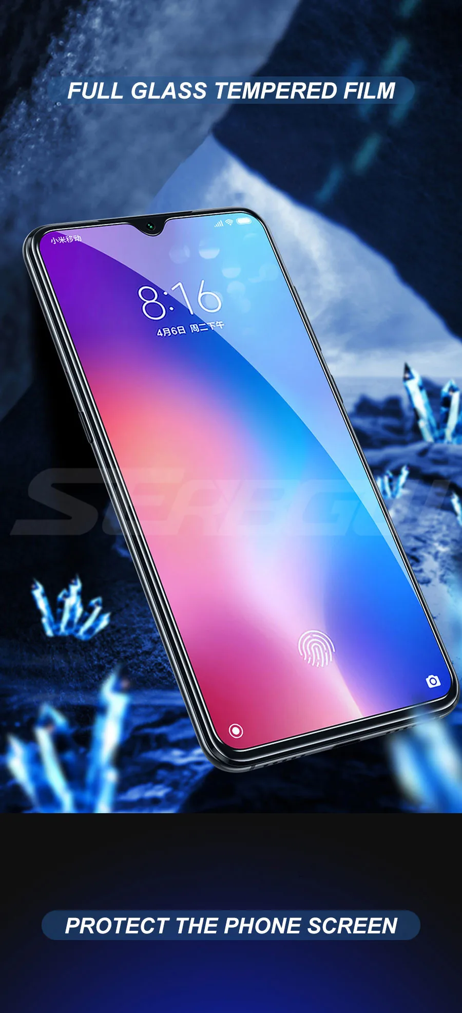 Защитное стекло 9H для Xiaomi mi 9 8 SE 9T Pro A3 A2 Lite защита экрана mi CC9 CC9E Play F1 чехол с пленкой из закаленного стекла