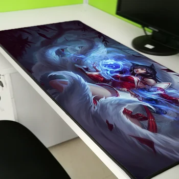 

Yuzuoan League of Legends Mouse Pad Laptop Creative Natural Rubber Gaming Locking Edge Mousemat 30x60cm40x90cm