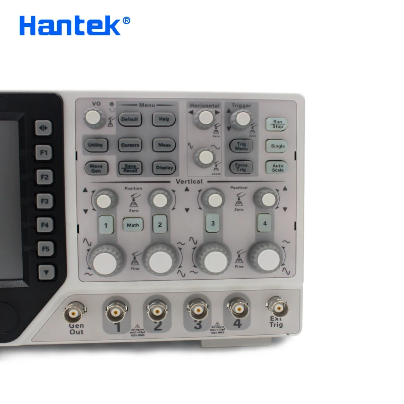 Hantek DSO4254C цифровой осциллограф 4 канала 250 МГц ЖК-ПК портативный USB осциллографы+ EXT+ DVM+ Функция автоматического диапазона