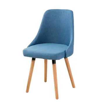 

Solid Wood Dining Chair, Back Chair, Nordic Household Cloth Yims Chair, Modern Simple Restaurant, Leisure Desk, Chair And Stool