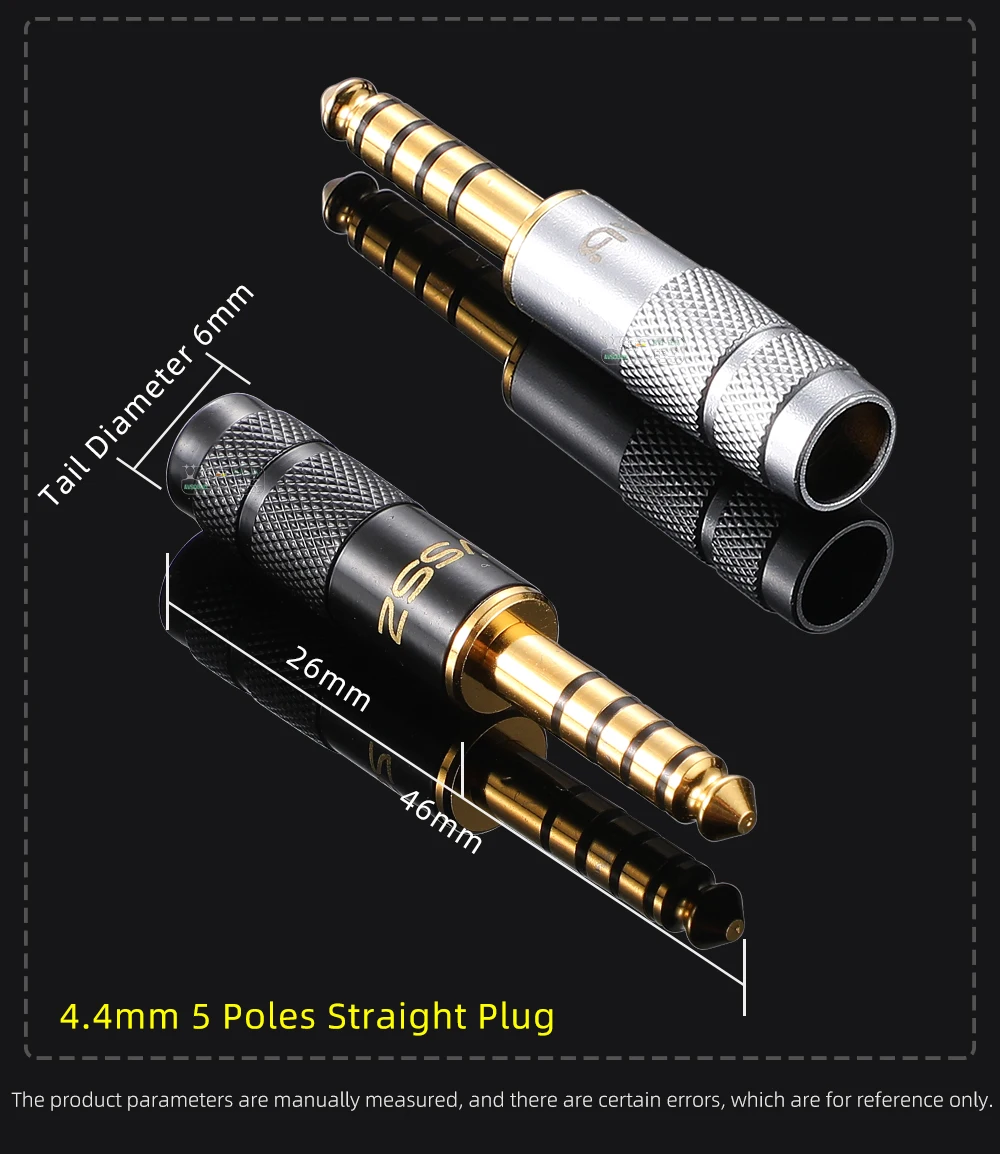 AVSSZ High-End 3.5mm Stereo Headphone Extension Cable with Gold-Plated Dual-Channel, Balanced 4.4mm Plug - 3/4/5 Poles Description Image.This Product Can Be Found With The Tag Names Headphone extension cable jack, Jack 25 mm 44 mm 3 4 5 Pole TRRS TRRRS, Jack 35 mm Stereo Mono Plug, Jack 35 mm TRS TS