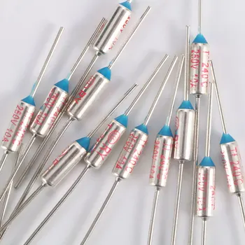 

20pcs/lot 10A 250V TF Thermal Fuse Thermal Cutoffs TF 240 Degree Control Thermostat Switch Temperature Fuses