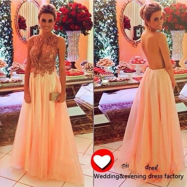 

Sexy Evening Dresses long 2019 robe de soiree Beaded Appliques sexy Sheer Back abiye gece elbisesi Prom formal evening dress