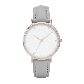

Luxury Crystal Women Watches Ladies Leather Quartz Watch 2020 New-studded PU Belt Female Quartz Watch