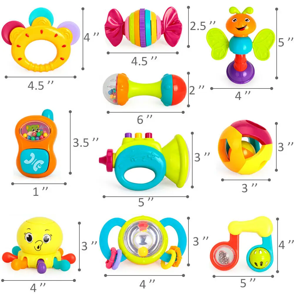 iplay ilearn baby rattles