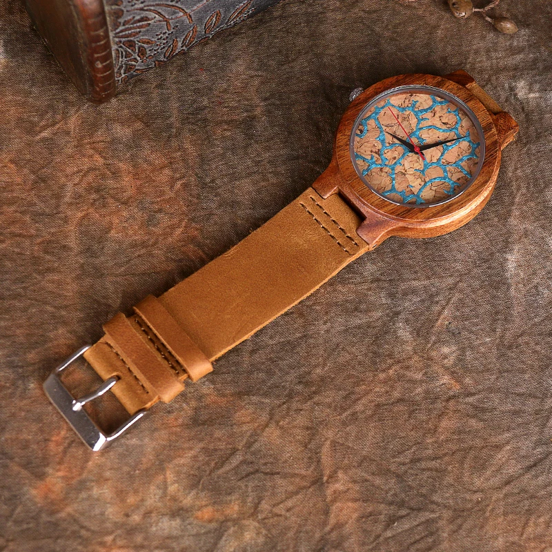 MEBENI роскошный бренд простые деревянные часы мужские часы Корк Dotor кто лицо наручные часы оригинальные деревянные Бамбуковые мужские часы Relogio