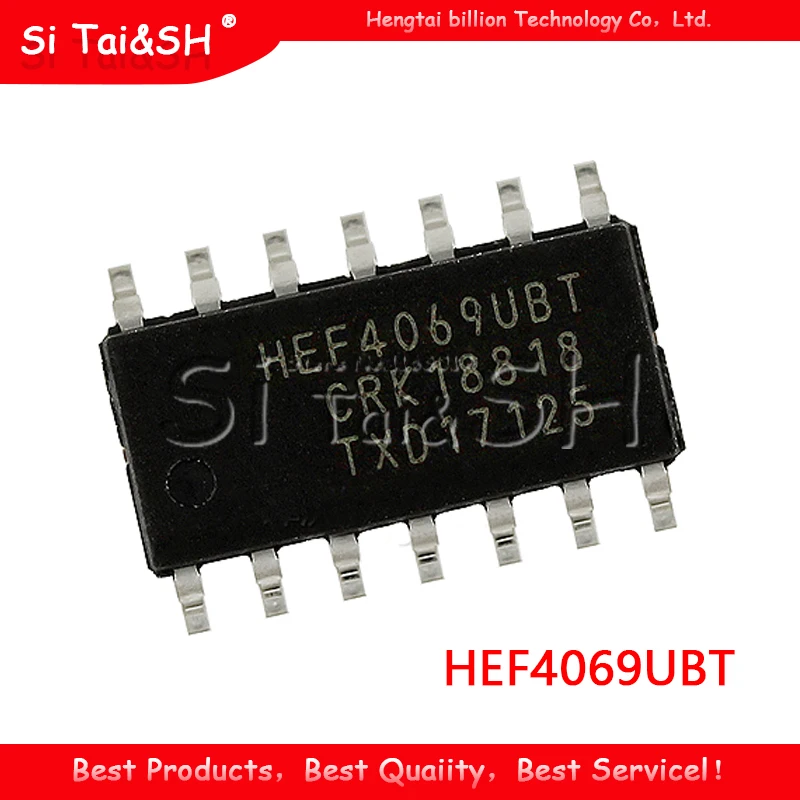10 шт. HEF4069UBT SOP14 HEF4069 SOP HCF4069 SMD CD4069UBM SOP-14 HEF4069BT Новый и оригинальный IC | Электронные
