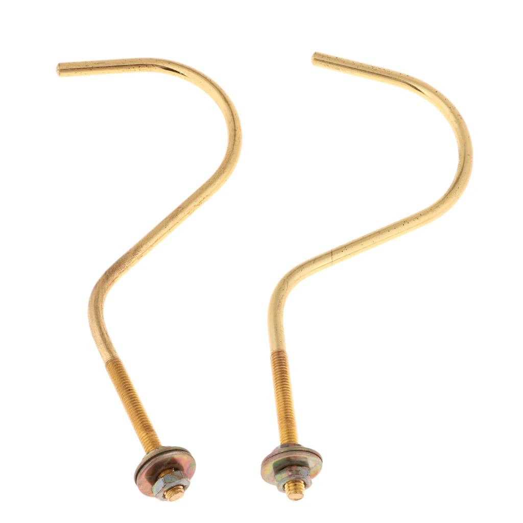 2 Pieces Pool Table Brass Hook Snooker Pool Bridge Cue Stick Rack 2 Pieces Pool Table Brass Hook Snooker Pool Bridge Cue Stick Rack