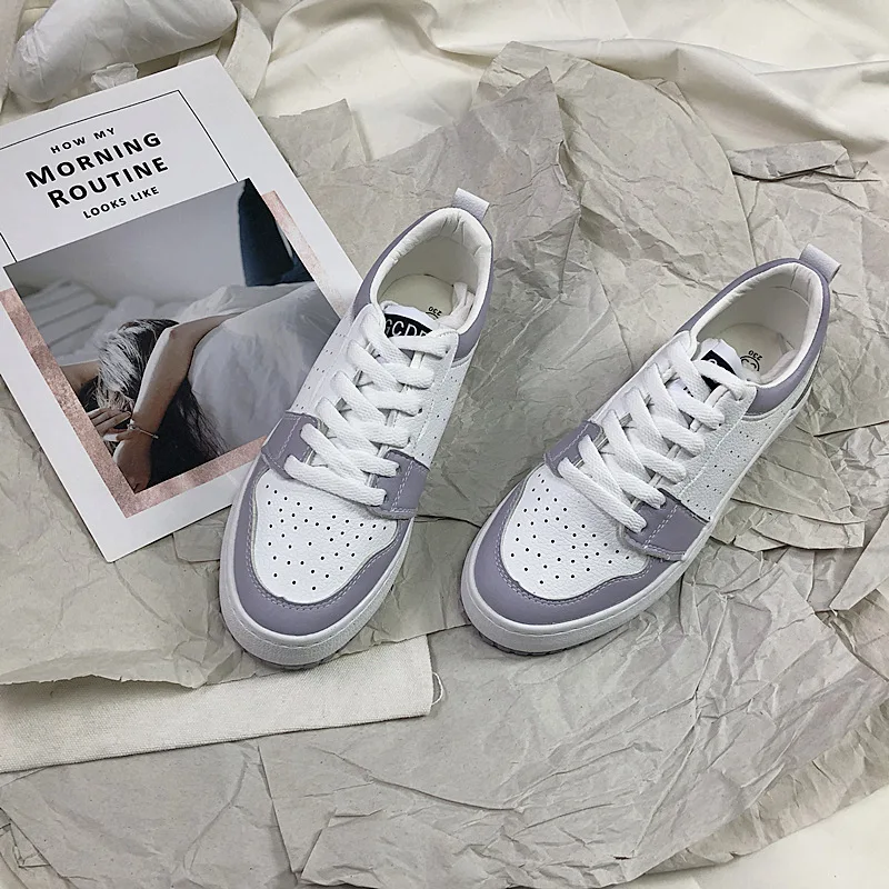

Design Vulcanize Sneakers for Women Spring Shoes Breathble 2021 New Female White Shoes Sneakers Casual Female Vulcanize Pu