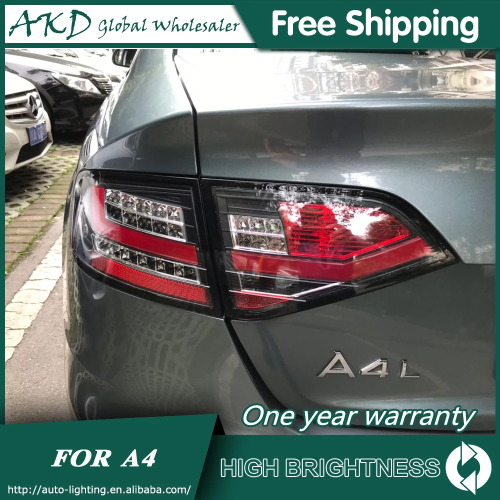 Special Price Staart Lamp Voor Auto Audi A4 B8 2009-2012 A4L Achterlichten Led Mistlichten Drl Dagrijverlichting tuning Auto Accessoires