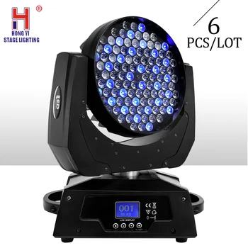 

Led Light Beam Moving Head 108X3W Wash Lights RGBW High Brightness Strobe Effect For Party Disco DJ Light
