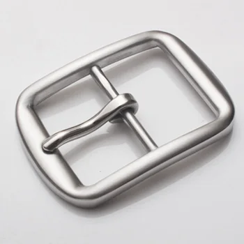 

40mm Solid stainless steel Belt Buckles Pin Buckle for Men's matte/shiny Jeans trousers Business DIY Leather Craft Accessories