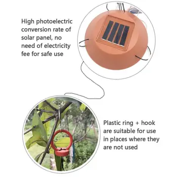 

9 kinds of Solar Light Outdoor Powered LED Wind Chime Outdoor Change Color Spiral Decorative Garden Light Chime Light Wind E8K2