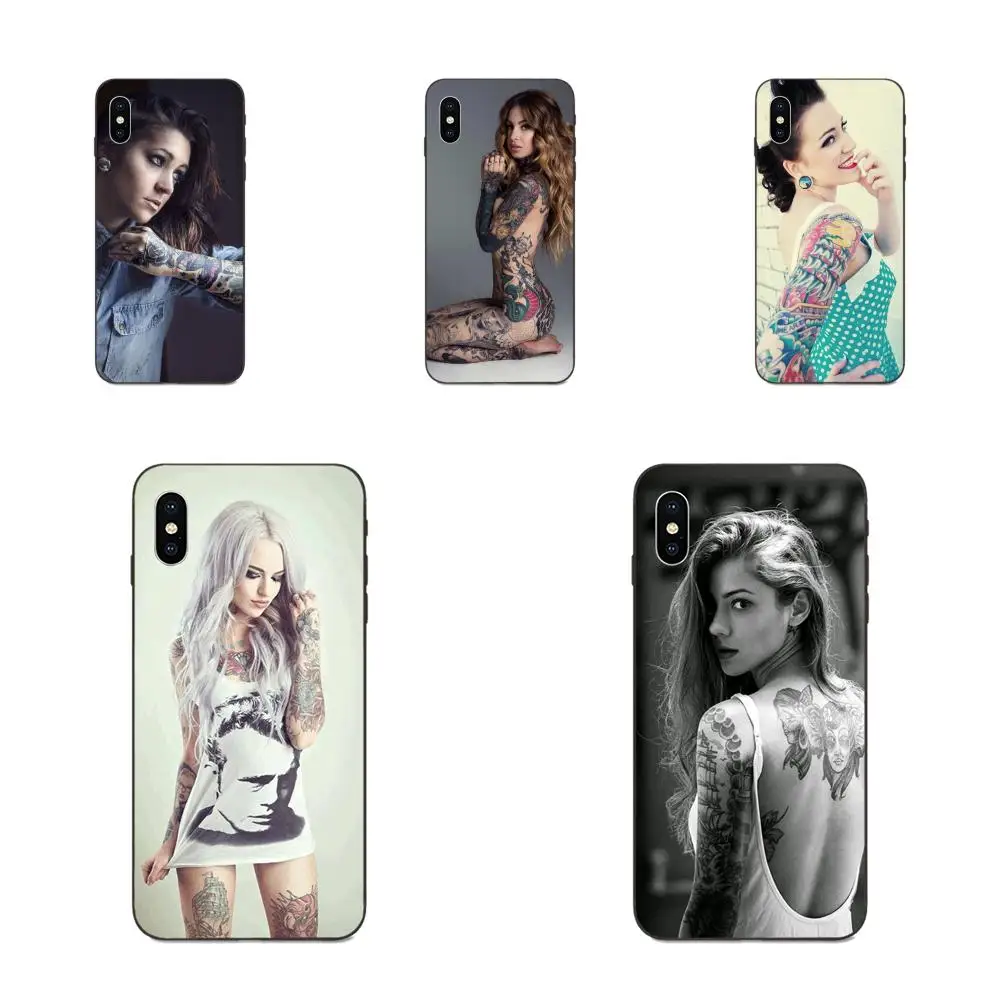 Cover Case Hot Blonde Tattooed Leg Sleeve Girl For Galaxy A3 A5 A6 A6s A7 A8 A9 A10 A20E A30 A40 A50 A60 A70 A80 A90 Plus 2018 | Мобильные