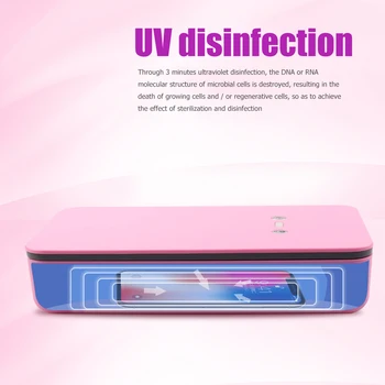 

Portable UV Disinfection Box Safety Hygiene Good Sealing Performance Aromatherapy Ultraviolet Phone Jewelry Sterilizer