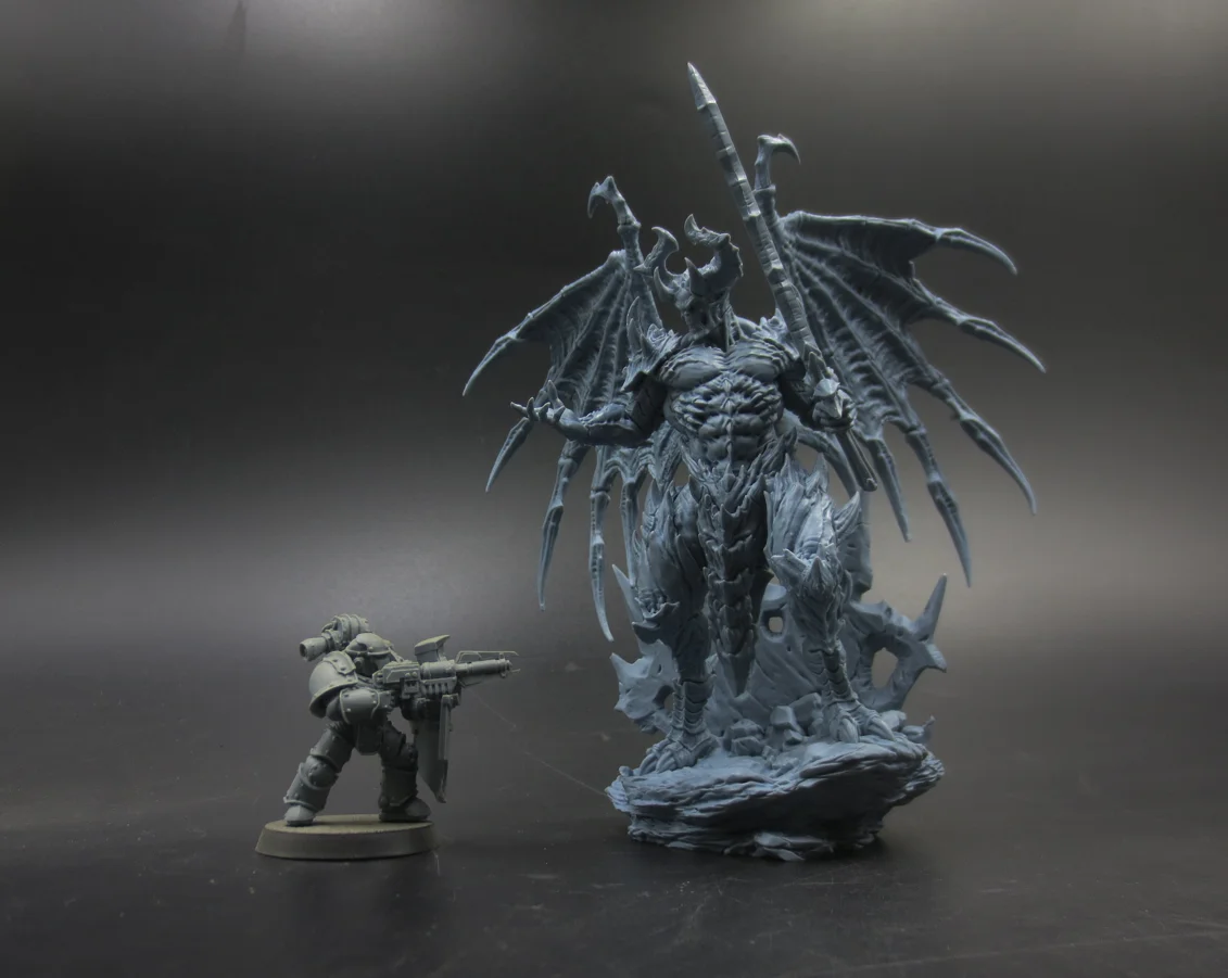 Полимерная кукла модель хаос демон Hate Lord статическая модель Сборка DIY игрушка хобби инструмент A418