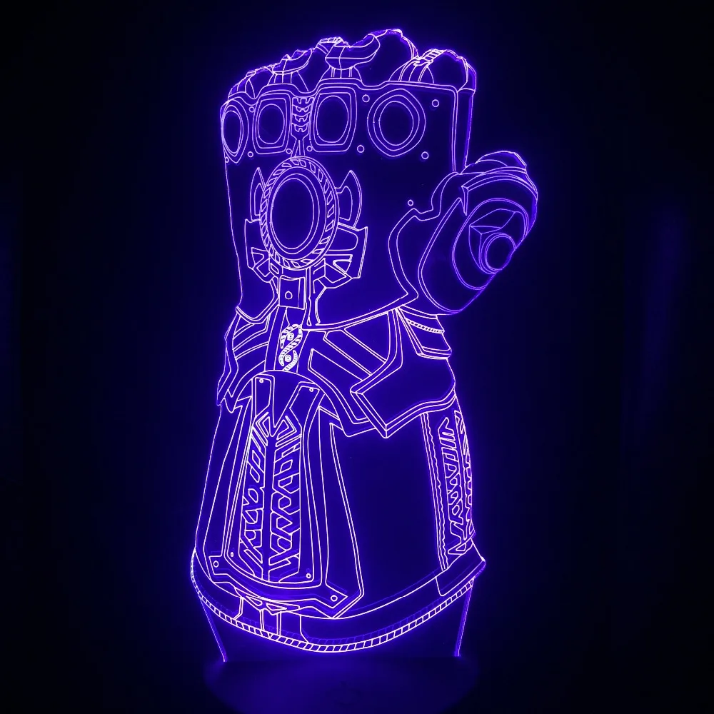 VCity чудный фильм фигурка 3D лампа Raytheon Thor Защитная Dr singular креативный ночник домашний стол рядом Декор подарки для детей