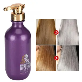 

PURC Blond Hair Bleached Shampoo Blonde Toning Purple Shampoo Hair Care Styling Tool Accessories Professional Hair Color Product