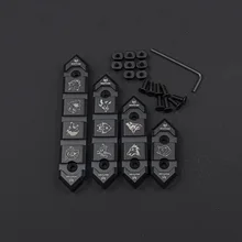MGPCQB  2/3/4/5 Slots Picatinny Accessory ACR Rail Sections Aluminium Alloy M-lok KeyMod For Tactical Hunting Accessoriesd