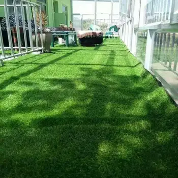 

Green Artificial Grass Plant Floor Mat Synthetic Landscape Lawn Garden Carpet School Playground Football Field Gardening Prop